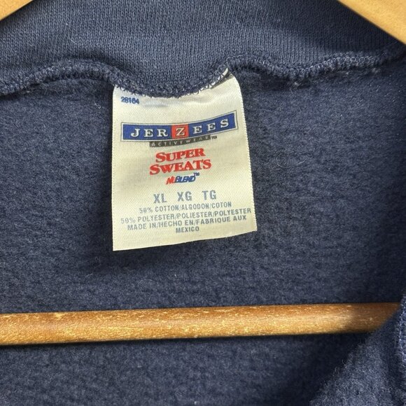 Vintage Fire Dept Sweatshirt Mens XL Blue El Cajon Fire Fighter Embroidered - Picture 9 of 12